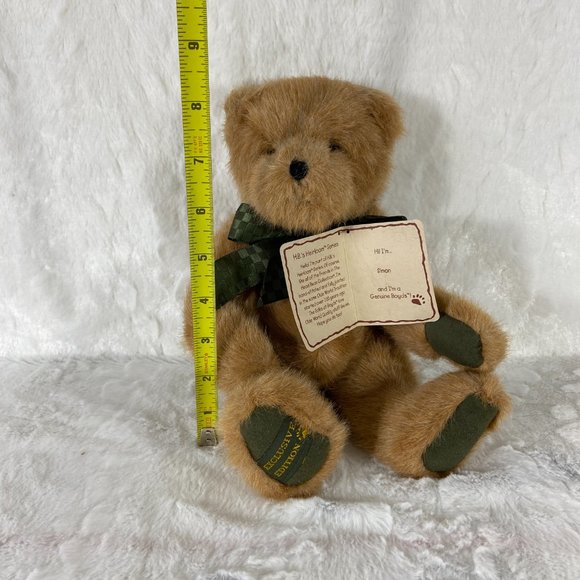 Boyd's Bears “Simon” The Head Bean Collection Teddy Bear jointed - Picture 7 of 7